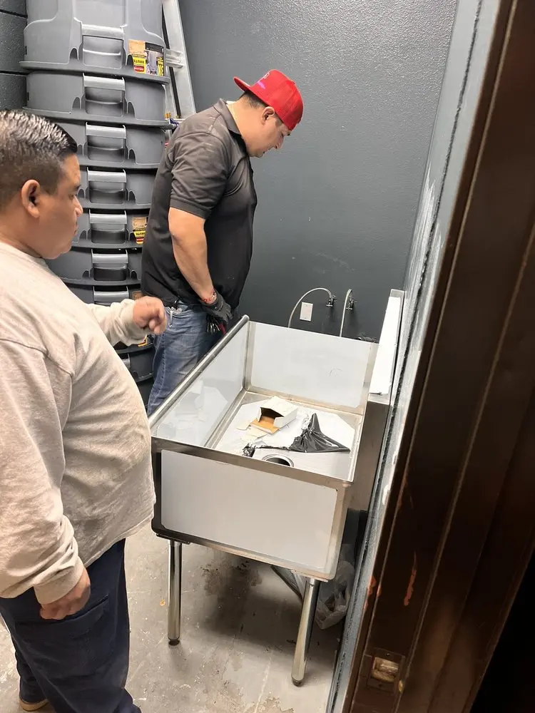 Commercial plumbing and sink installation in Caprivi